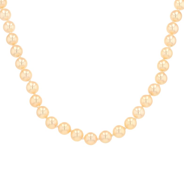 Collier de perles choker or jaune 31.80g Comme neuf -  reconditionné disponible sur Gemme Les Bijoux